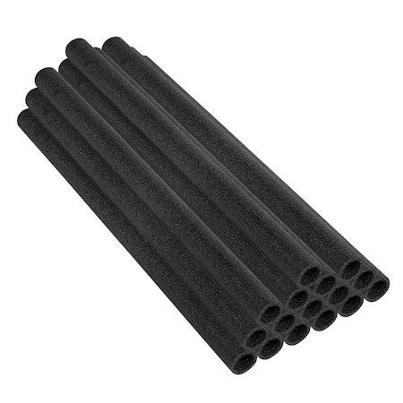 33 Trampoline Pole Foam Sleeves, Fits For 1.5 Dia. Pole, Black